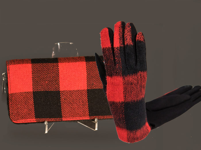 Buffalo Plaid Fabric Wallet