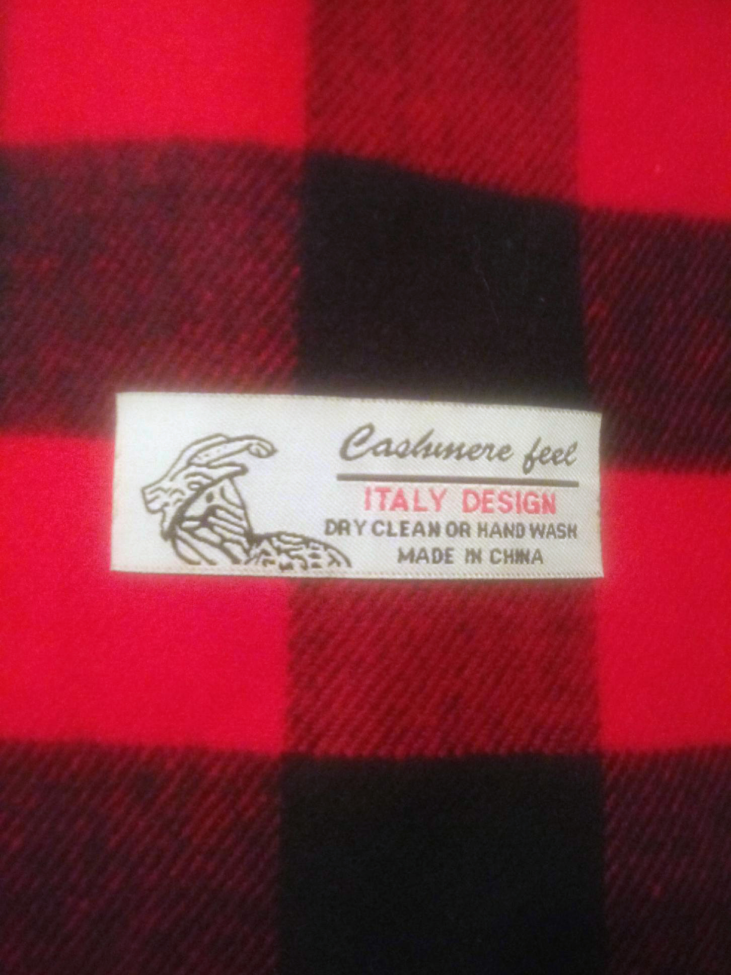 Red/Black Buffalo Plaid Scarf - Strut Emporium